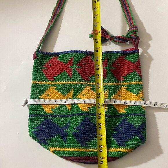 Wayuu Multicolor Handcrafted Women's Shoulder Bag - Picture 7 of 10